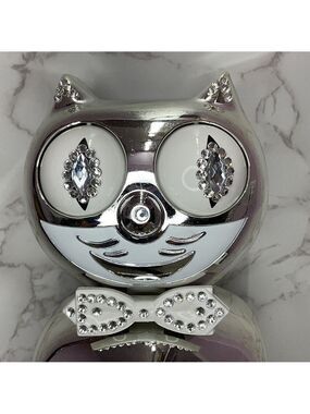 Jeweled Millennium Kit-Cat Klock Rarest Kit Cat clock Chrome